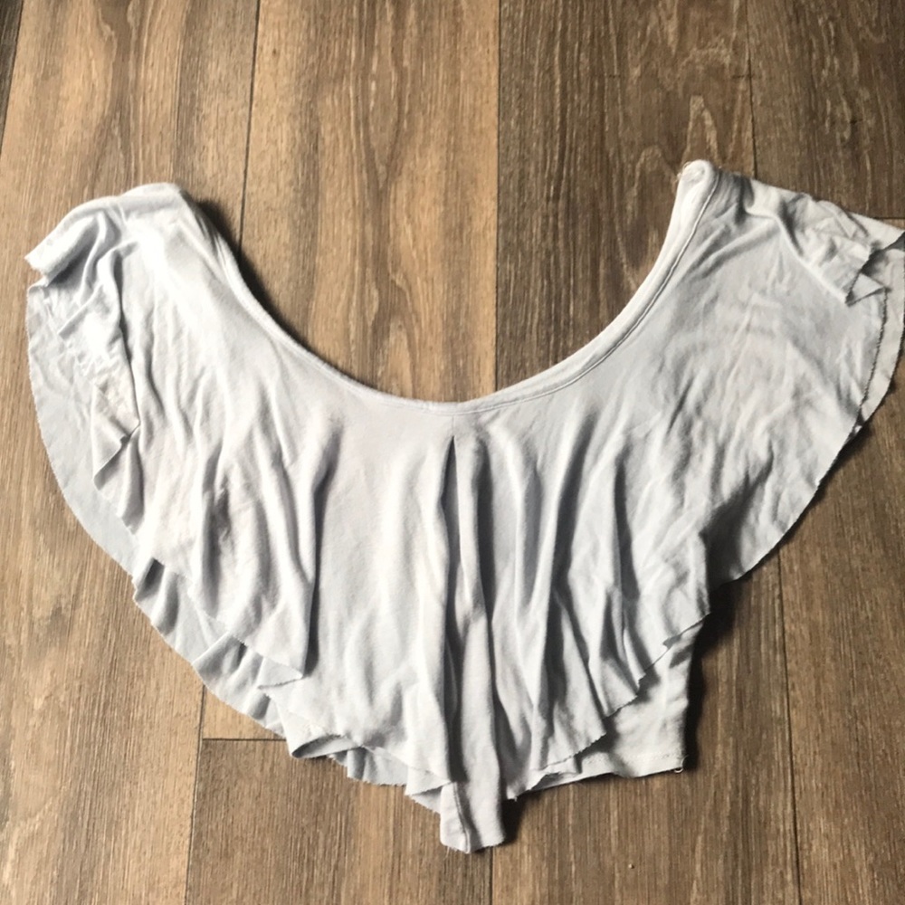 Blue tinted Crop top